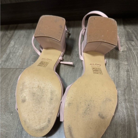 Aldo Angelbow sandals pink size 9 - Picture 3 of 3